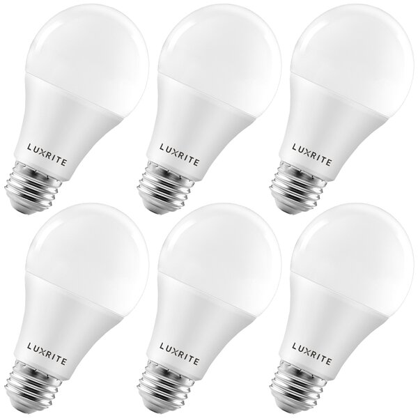 Luxrite 15 Watt 100 Watt Equivalent A19 LED Dimmable Bright